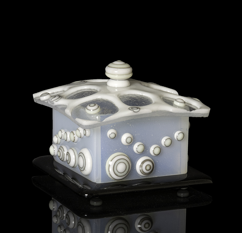 Tiny White Tafoni Box